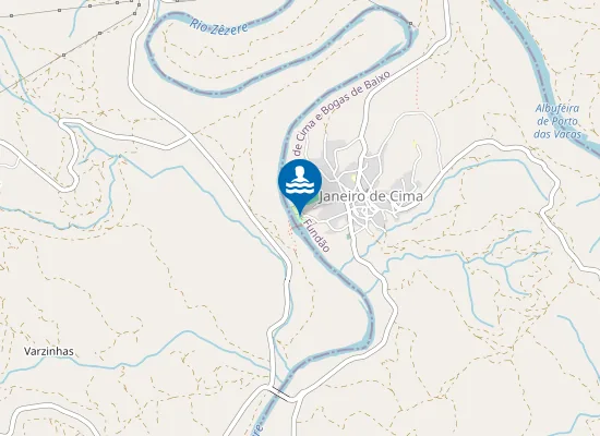 Map of Parque Fluvial da Lavandeira