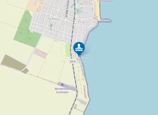 Map of Golful Francezului nude beach