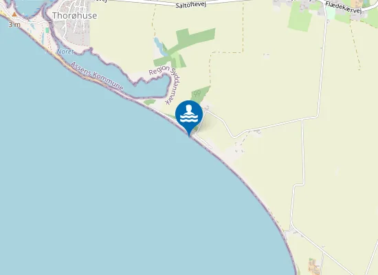 Map of SALTOFTE STRAND