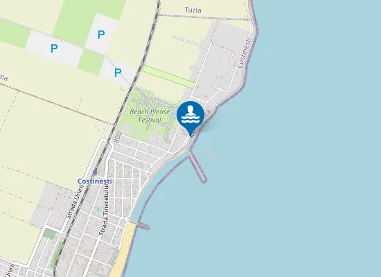 Map of Plaja de nudiști Costinești (neoficial, traditional)