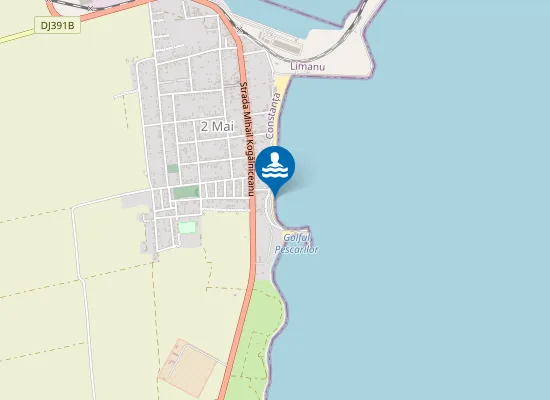 Map of Plajă nudiști