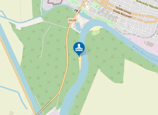 Map of Plaja Tineretului