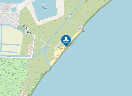 Map of Plaja Sulina