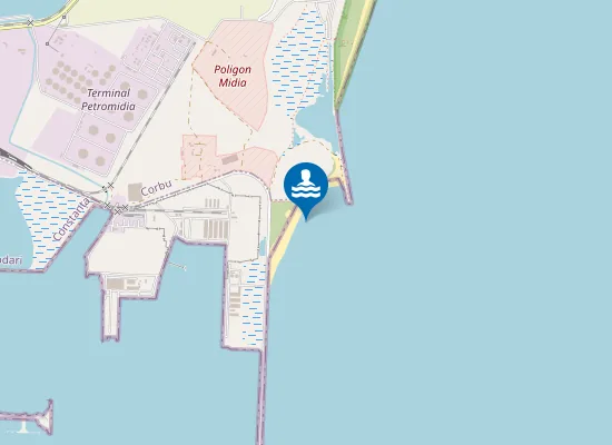 Map of Plaja Capul Midia