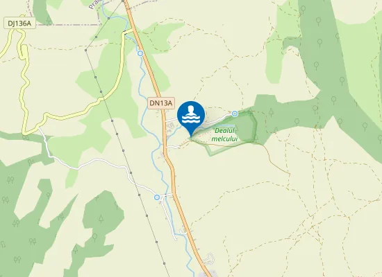Map of Unicum gyógyfürdő és sós-meszes forrás