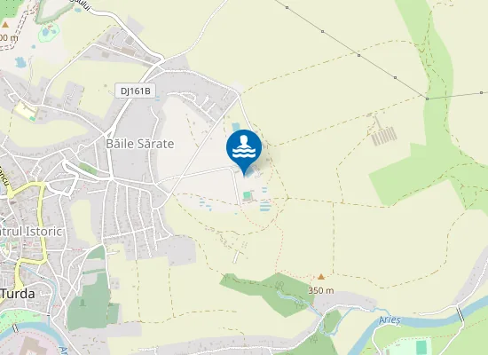 Map of Strand Baile Sarate Turda