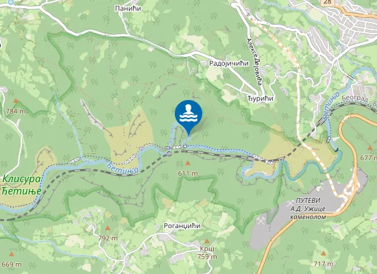 Map of Пицин Вир