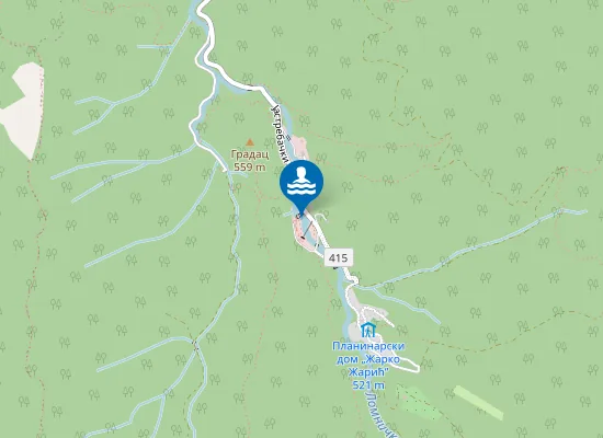 Map of Jastrebačka Plaža
