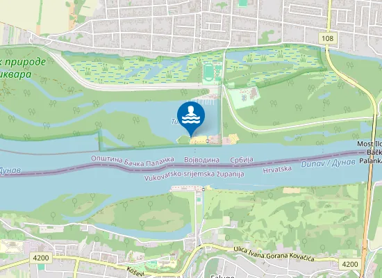 Map of Плажа Тиквара