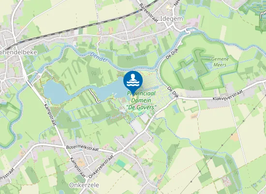 Map of Geraardsbergen De Gavers