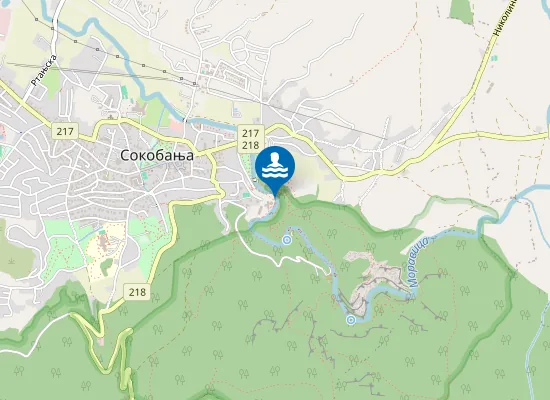 Map of Жупан плажа