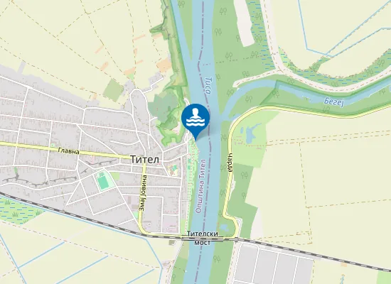 Map of Градска плажа