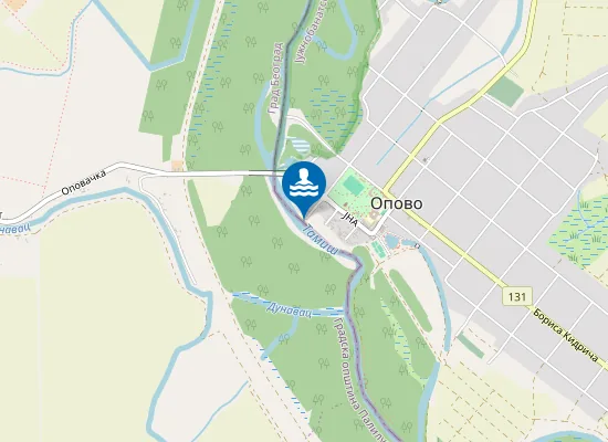 Map of Тамиш главна плажа