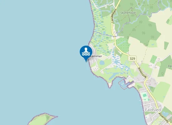 Map of BJERGHAMMER