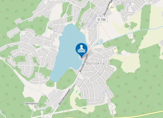 Map of Borsökna