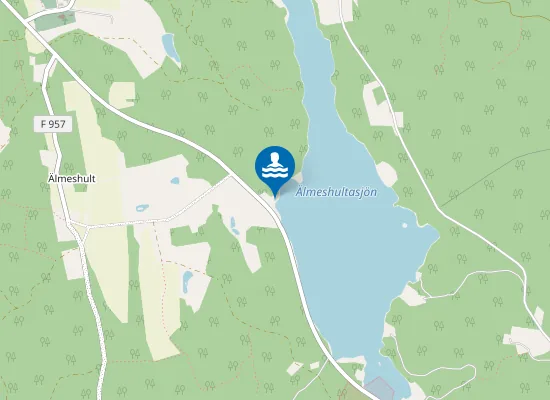 Map of Älmeshultabadet