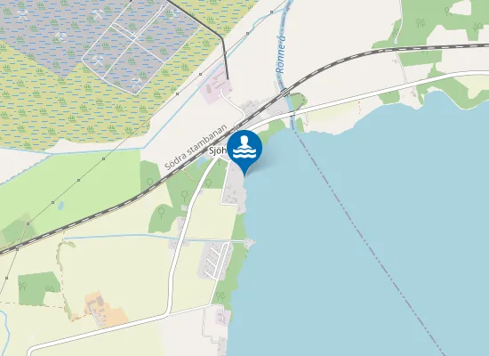 Map of Sjöholmens badplats