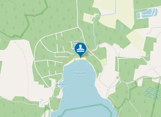 Map of Hideviken