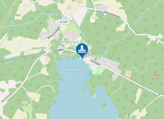 Map of Angelstad Badplats