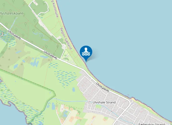 Map of ULVSHALE CAMPING