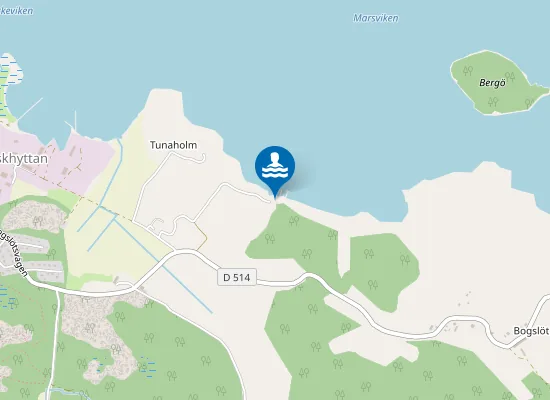 Map of Krognäsbadet