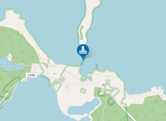 Map of Gustav Setu Pebble Bridge
