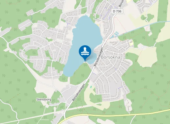 Map of Lilla Badet Borsökna