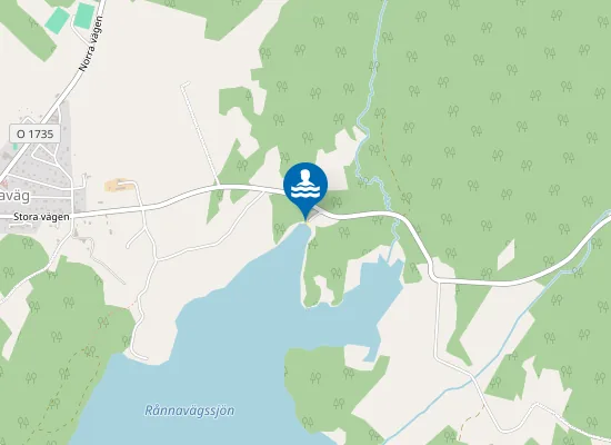 Map of Rånnavägsbadplats