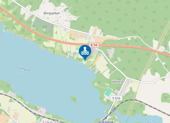Map of Borgsjö Strand