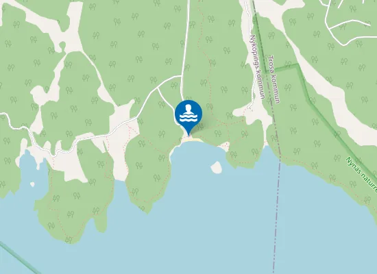 Map of Sandviks Badplats