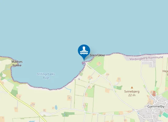 Map of BOGØ, SKÅNINGSBRO