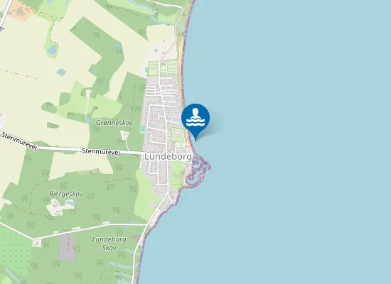 Map of LUNDEBORG N F. HAVN