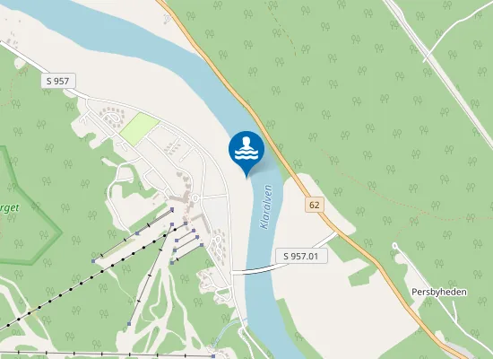 Map of Branäs beach