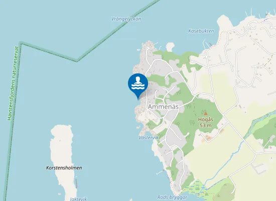 Map of Långestrand
