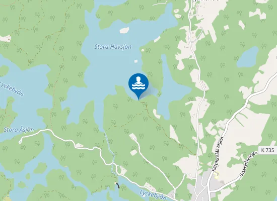 Map of Havsjö Badplats