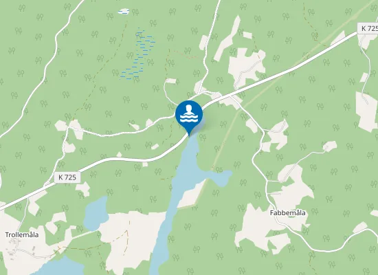 Map of Fabbemåla Badplats