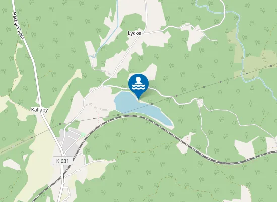 Map of Svartasjön Badplats