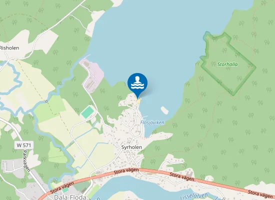 Map of Flosjöbadet