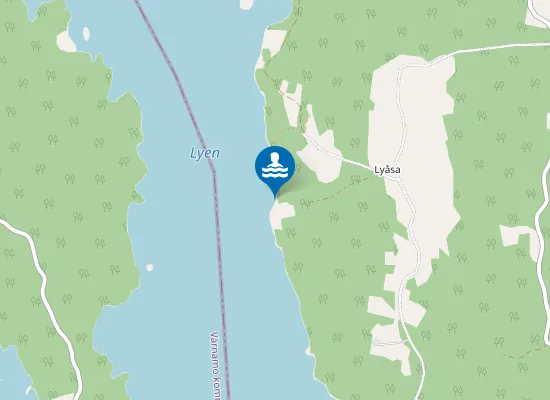 Map of Lyåsa beach