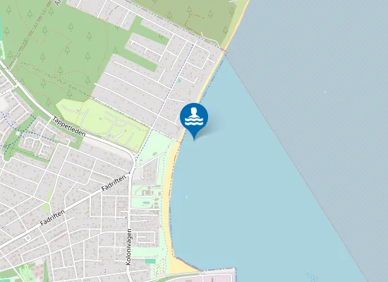 Map of Åhus Strand