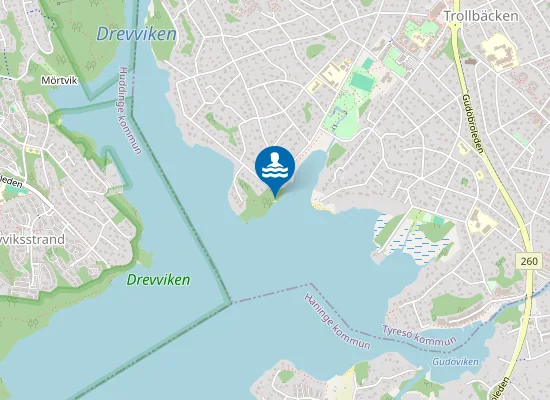 Map of Fornuddsbadet