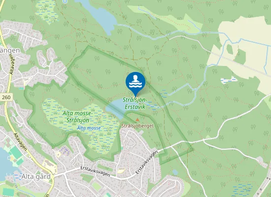 Map of Strålsjöbadet