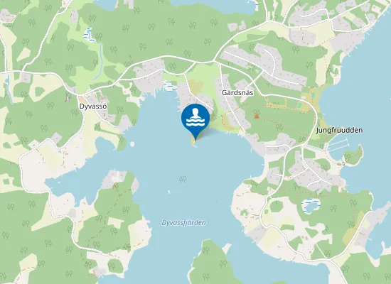 Map of Gärdsnäs strand