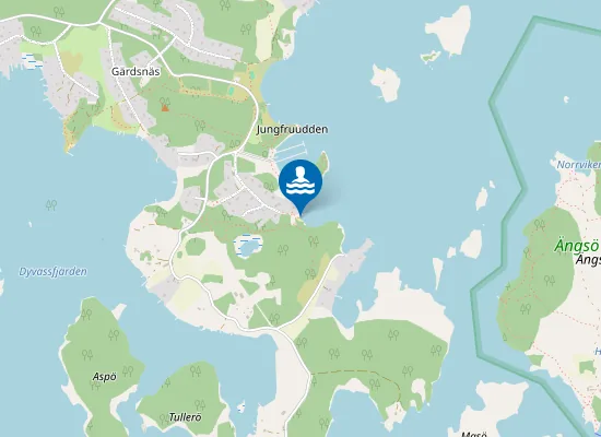 Map of Gärdsnäs östra badplats