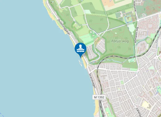 Map of Pålsjöbaden