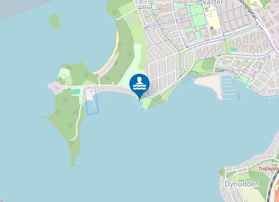 Map of Råssnäsbadet