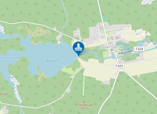 Map of Röda sand
