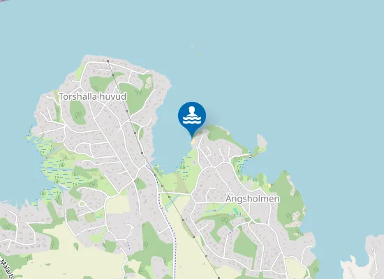 Map of Ängsholmen Badplats