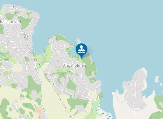 Map of Ängsholmen Badplats