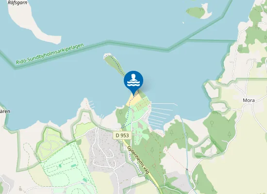 Map of Sundbyholms badplats